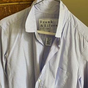 Frank and Eileen Lavender stripe shirt